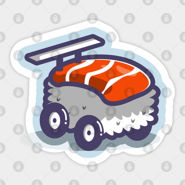 sashimi racing car Sticker by fflat hds